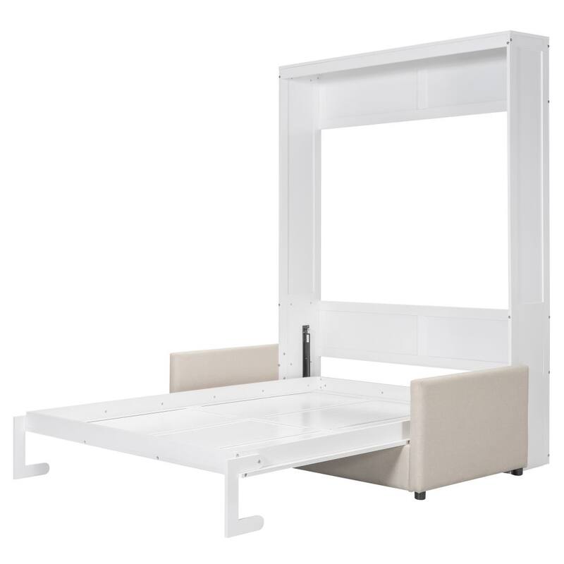 Queen Size Murphy Bed Wall Bed with Cushion