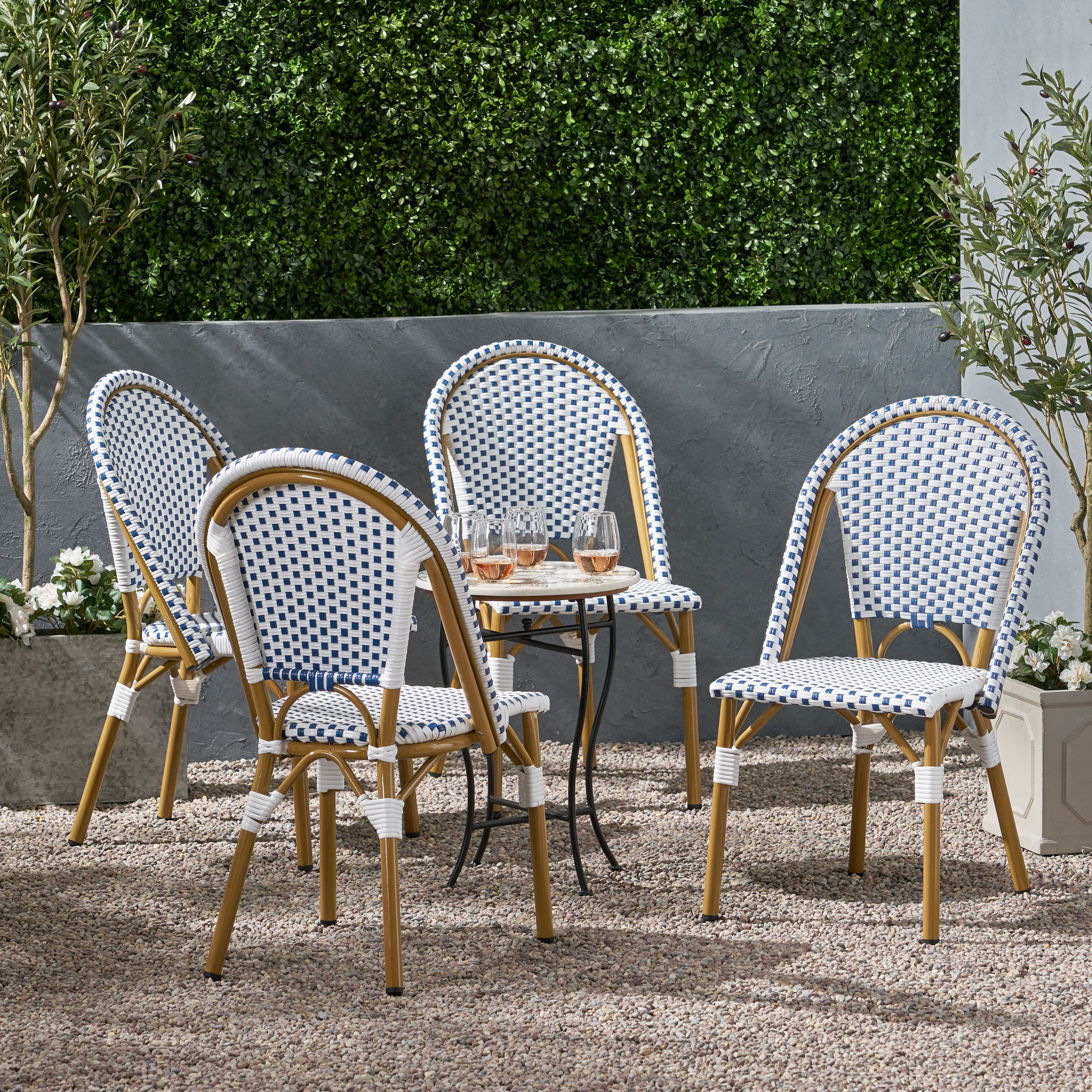 Outdoor parisian new arrivals bistro chairs