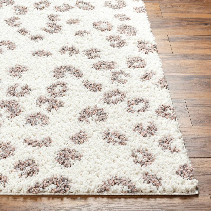 Livabliss Birmingham Animal Print Plush Area Rug