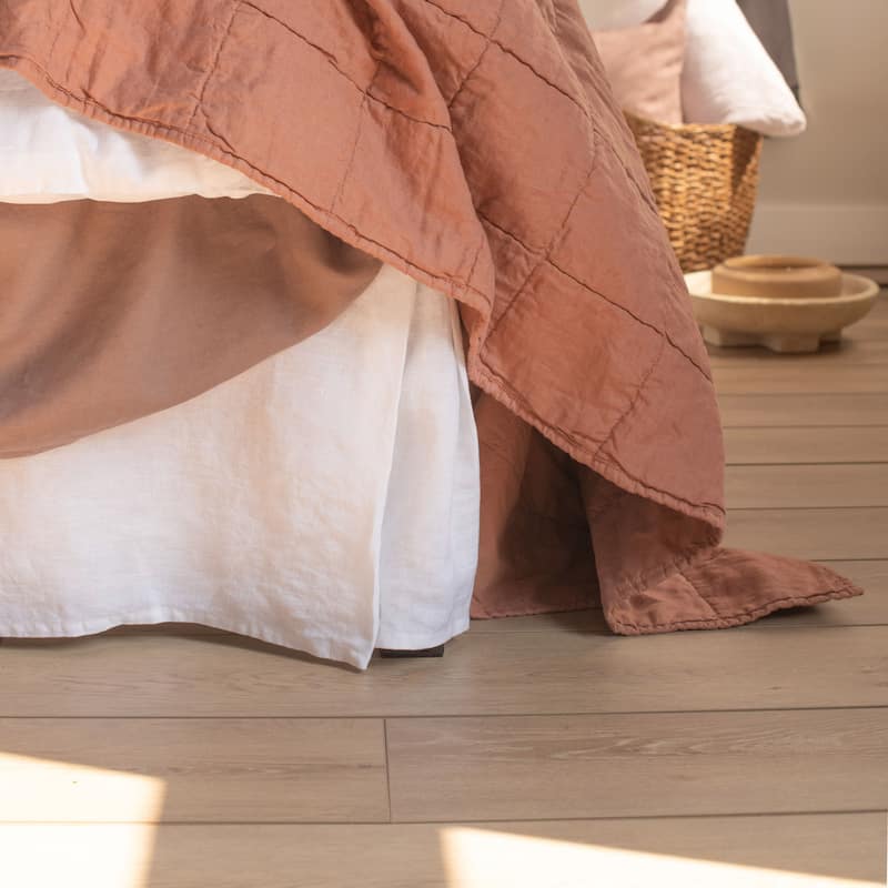 100% French Linen Bedskirt by BOKSER HOME