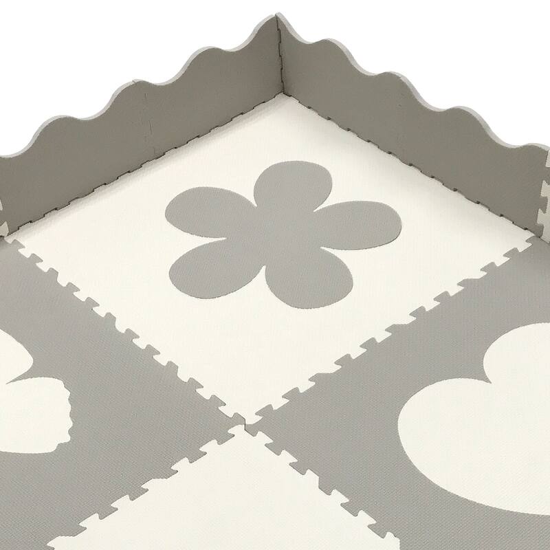 Sorbus Floor Baby Play Mat Interlocking Set (4 Pc)