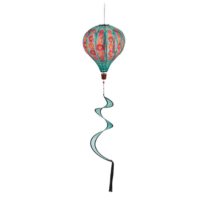 55 in. Gerbera Daisies Balloon Wind Spinner