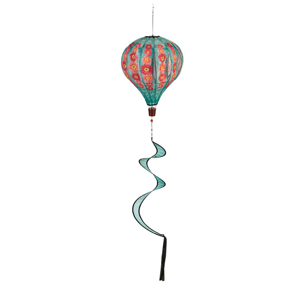 55 in. Gerbera Daisies Balloon Wind Spinner