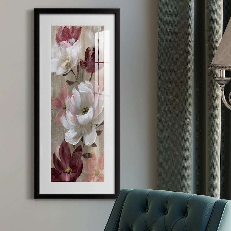 Fields of Burgundy Blush II-Premium Gallery Framed Print