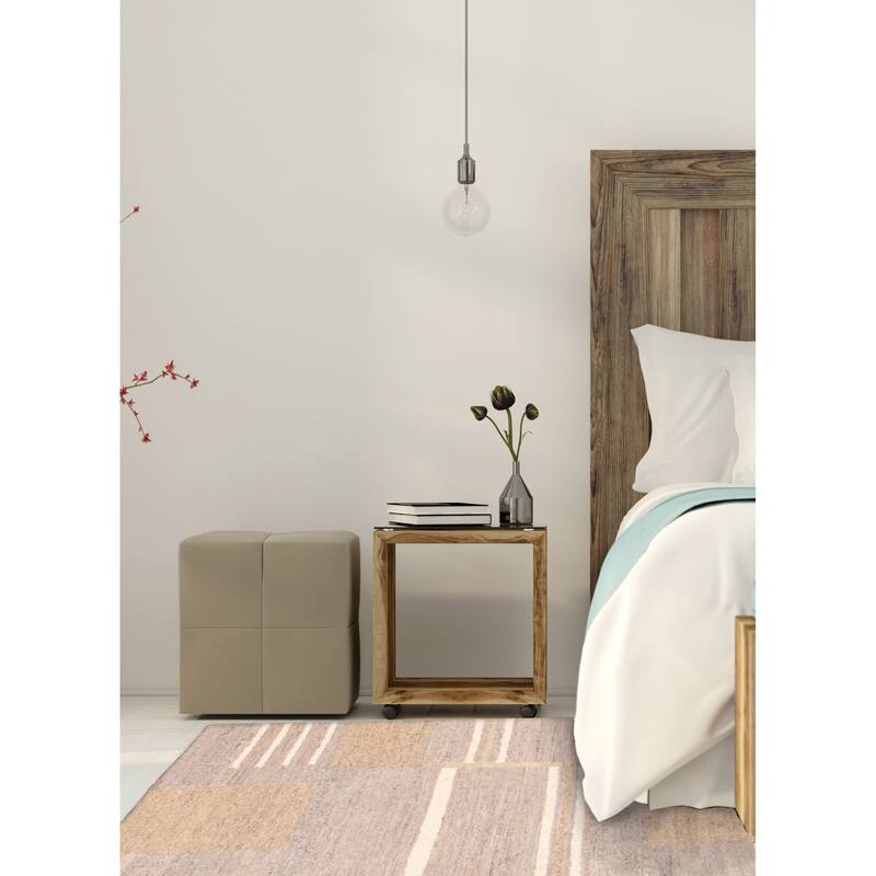 ECARPETGALLERY Flat-Weave Marrakech Grey Wool Kilim - 5'2 x 7'9