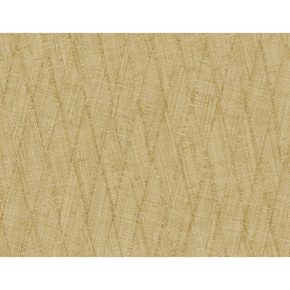 Seabrook Designs Sun Woven Embossed Vinyl Unpasted Wallpaper