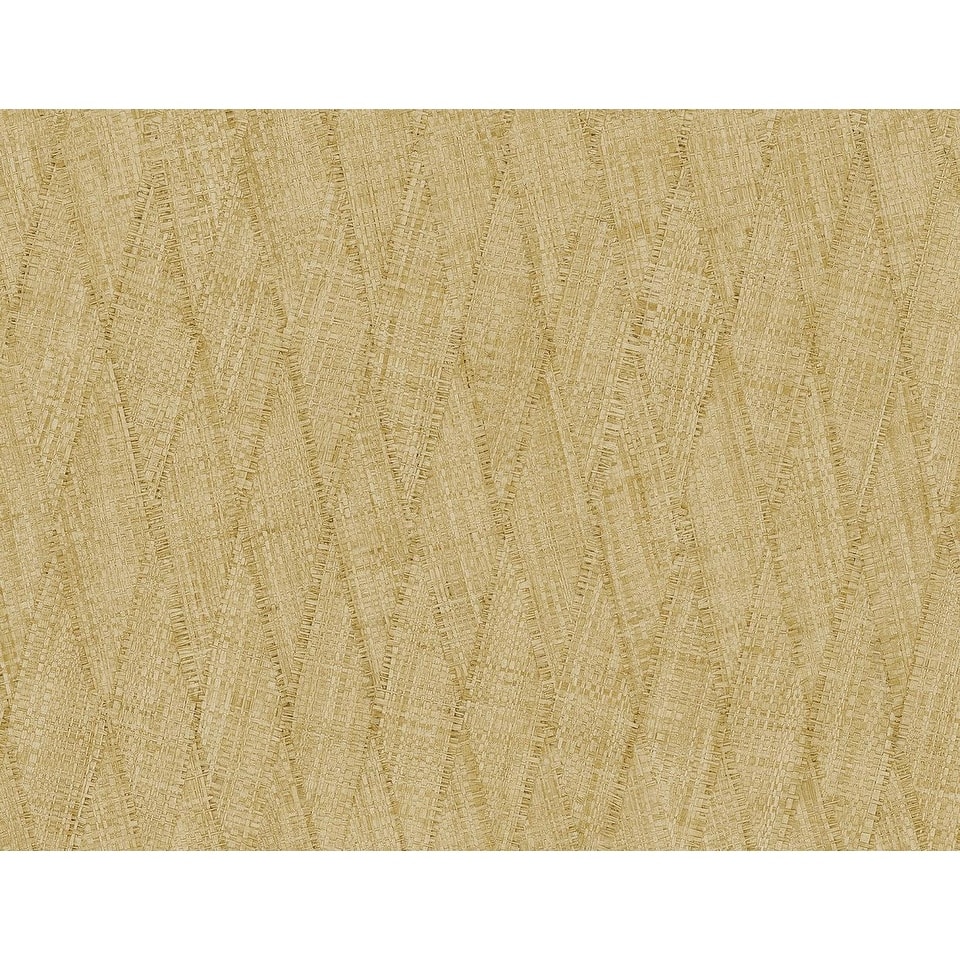 Seabrook Designs Sun Woven Embossed Vinyl Unpasted Wallpaper