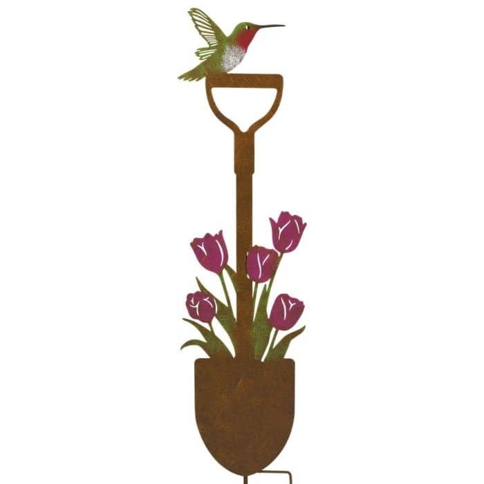 Rustic Shovel Stake - Tulip