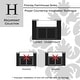 preview thumbnail 16 of 15, White Italian Fireclay Reversible Farmhouse Kitchen Sink - 29.75" x 18" x 10"