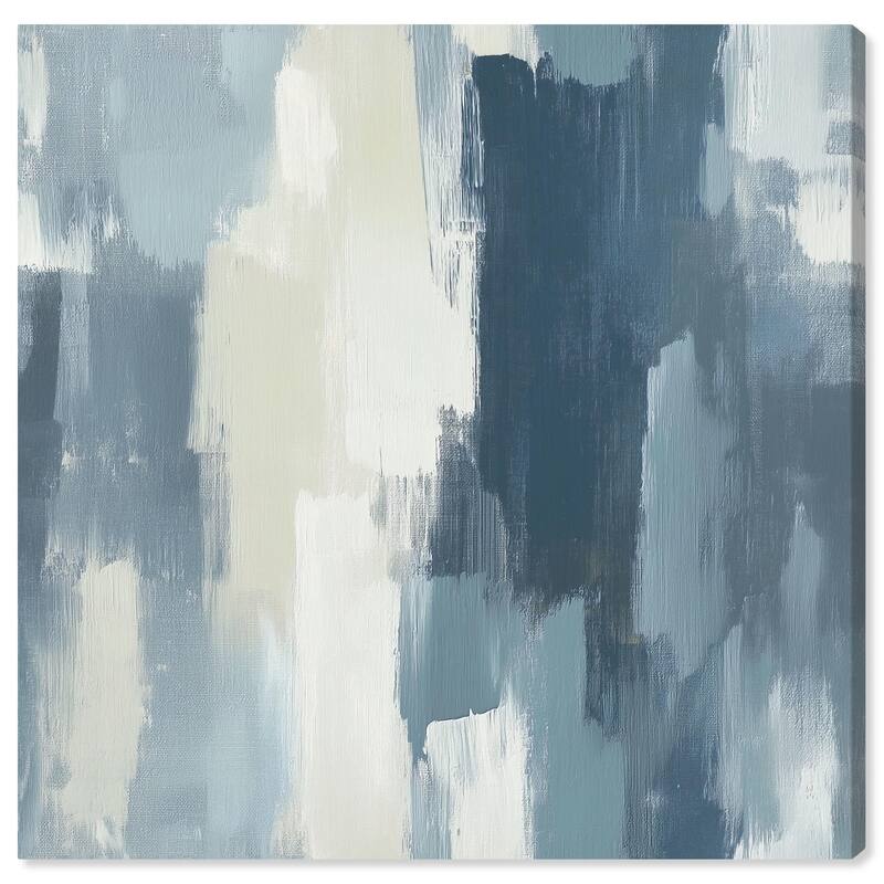 Blue Union Canvas by Art Remedy, Gallery Wrapped - 24" x 24"