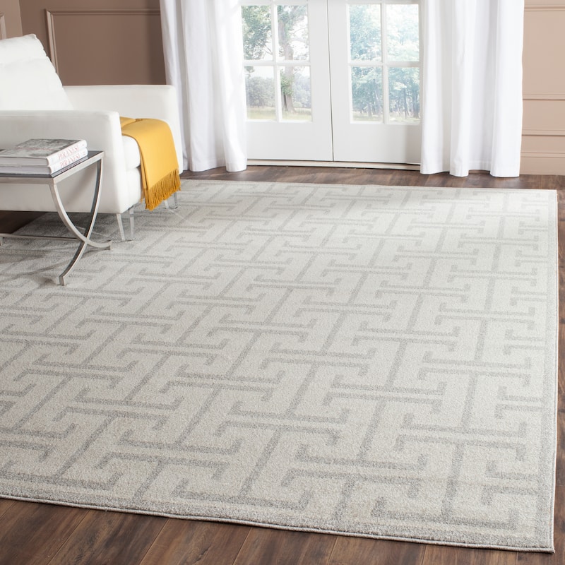 SAFAVIEH Amherst Rola Modern Rug - 9' x 12' - Ivory/Light Grey
