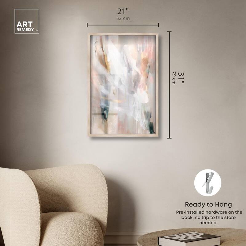 Drifting Colors I Shadowbox by Art Remedy