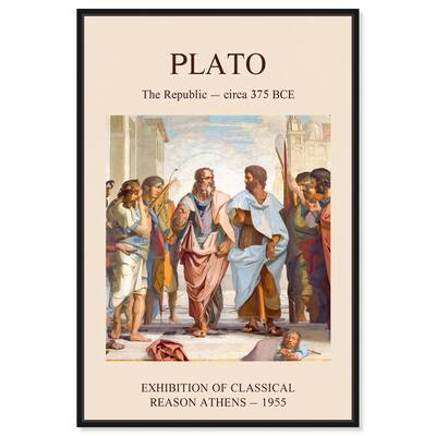World of Plato's Republic Canvas by Art Remedy
