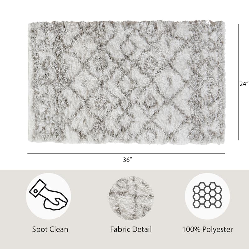 Nautica Puffy Safi White/Light Grey Rug