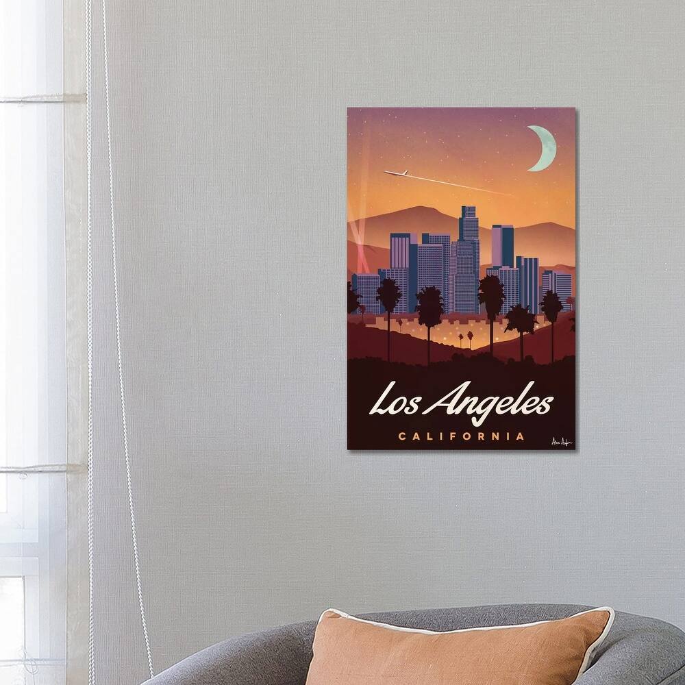 iCanvas "Los Angeles" by IdeaStorm Studios Canvas Print