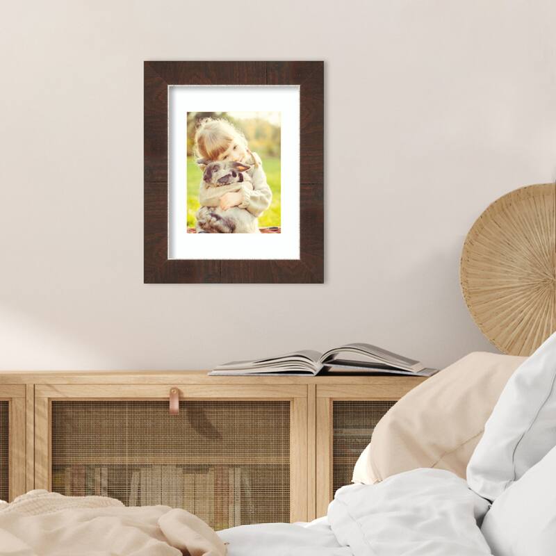 Wildwood Brown Narrow Framed Picture Frame, Photo Frame