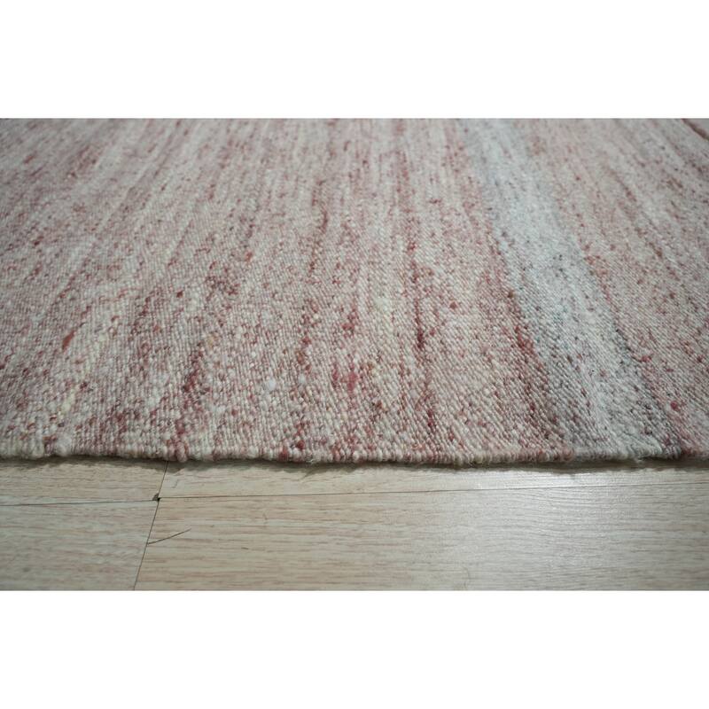 Hand-Woven Wool Contemporary Natural Wool Flat Area Rug