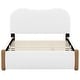 preview thumbnail 19 of 39, Cozy and Durable Upholstered Platform Bed with Wood Supporting Feet