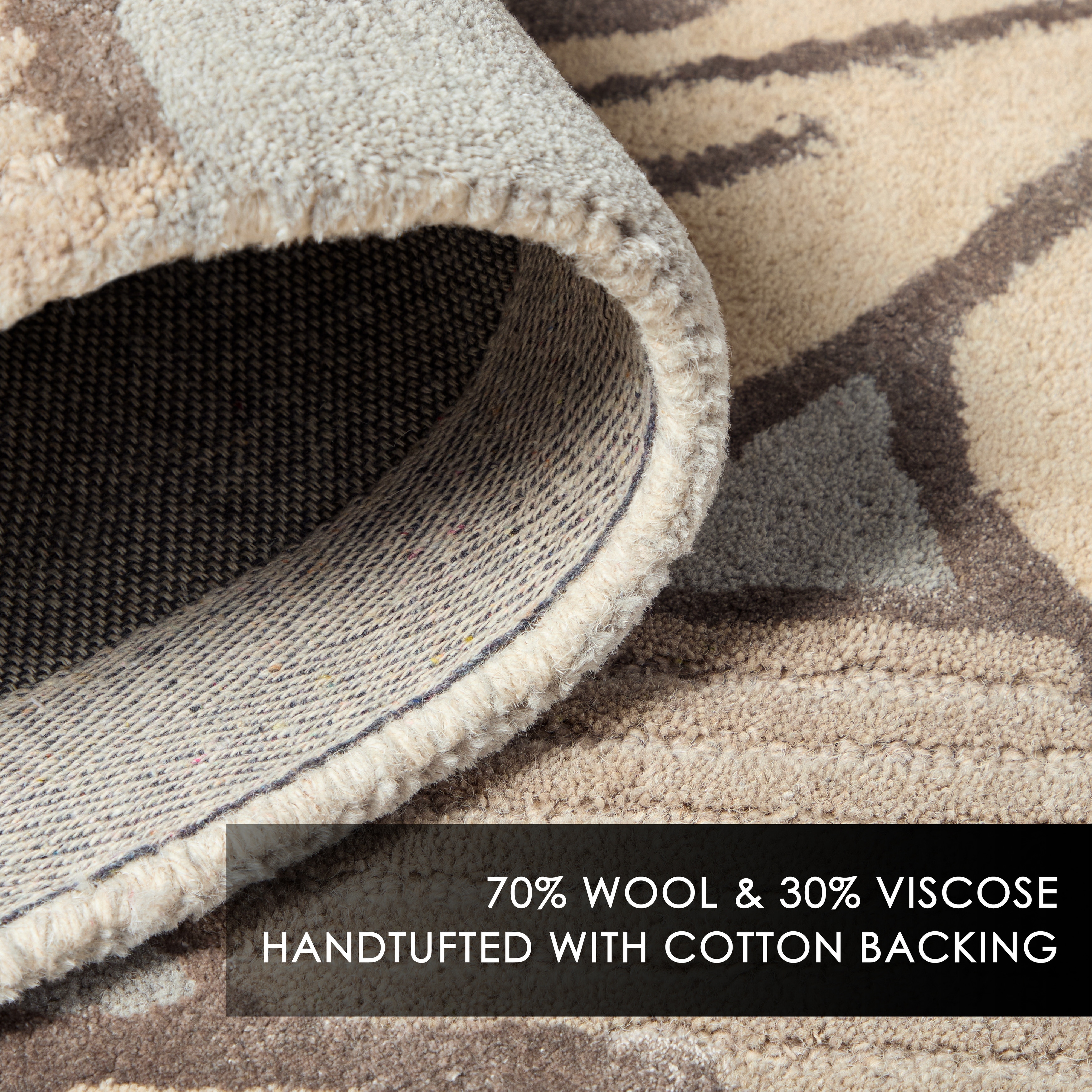 NICOLE MILLER NEW YORK Flora Grandeur Bloom Handcrafted Wool Area
