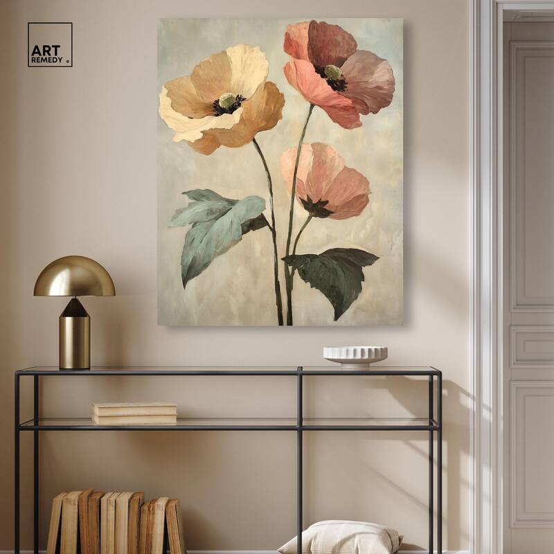Blush and Ochre II Canvas by Art Remedy, Gallery Wrapped