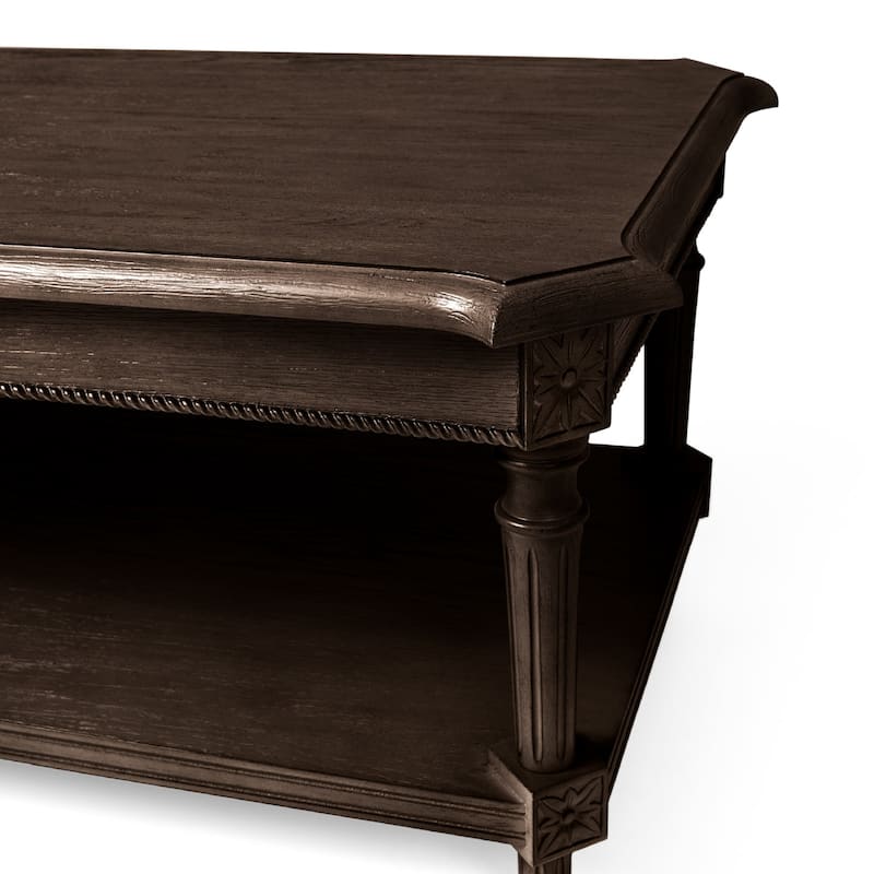 Maven Lane Pullman Traditional Rectangular Wooden Coffee Table