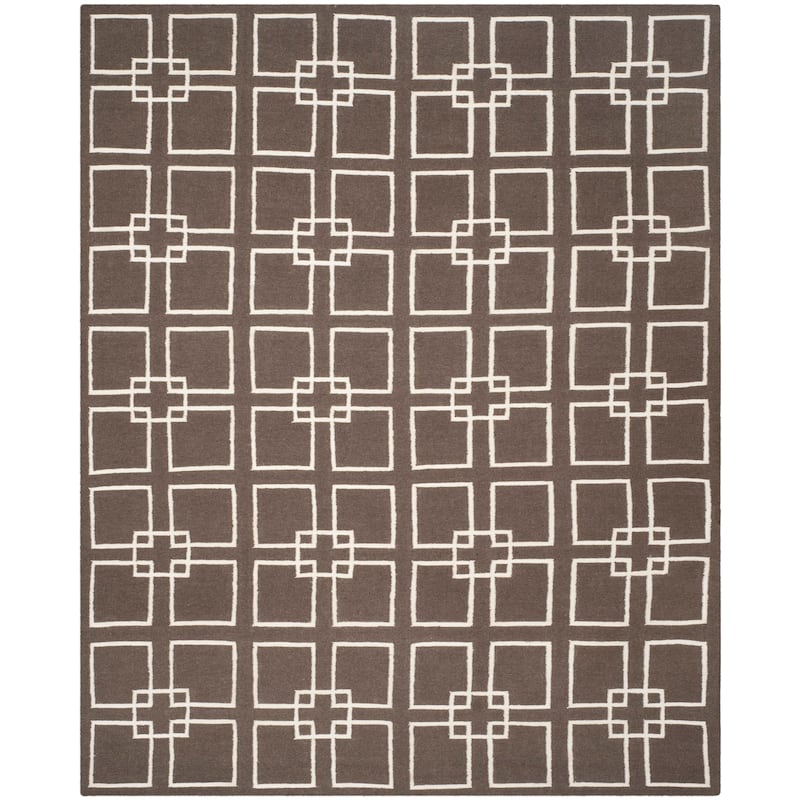 Martha Stewart by SAFAVIEH Square Dance Wool/ Banana Silk Rug