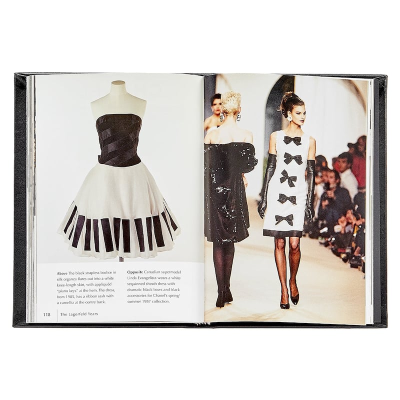 Graphic Image Little Book of Chanel Coffee Table Book, Leather, Black