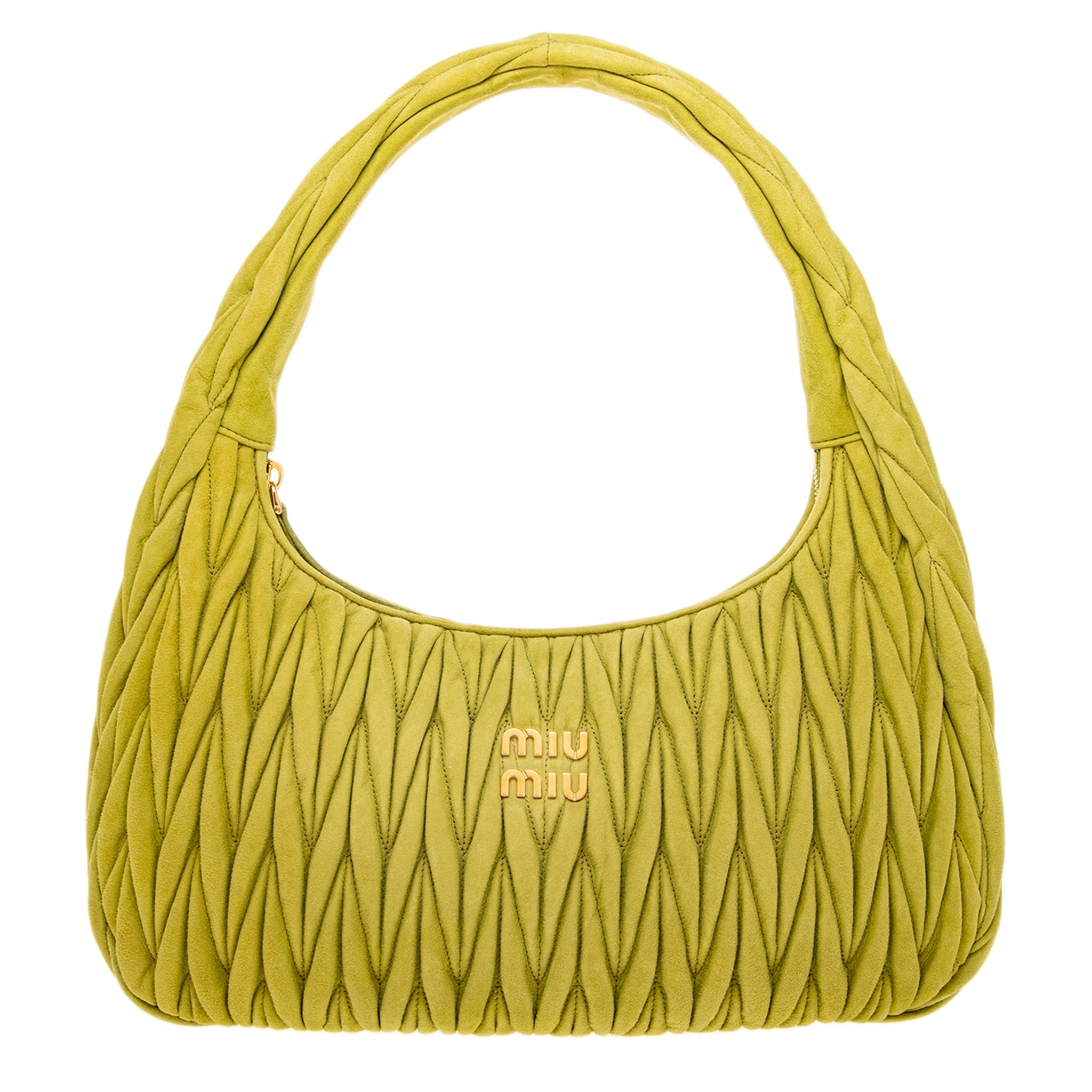 Miu Miu Wander Extra-Large Matelassé Hobo Bag