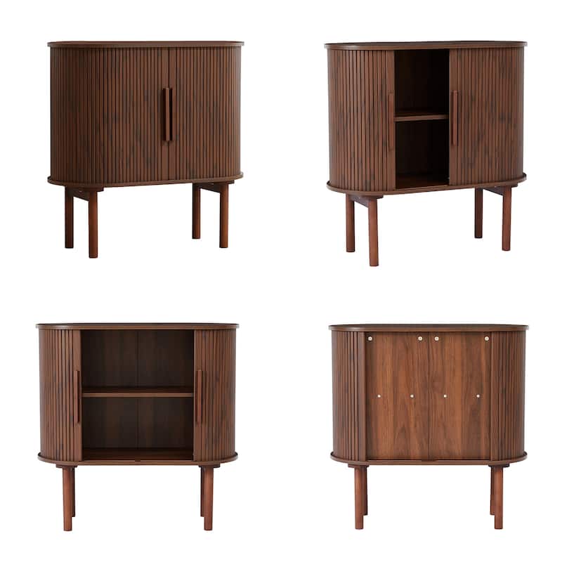 31.5in.W Sliding Door Sideboard/Buffet Cabinet