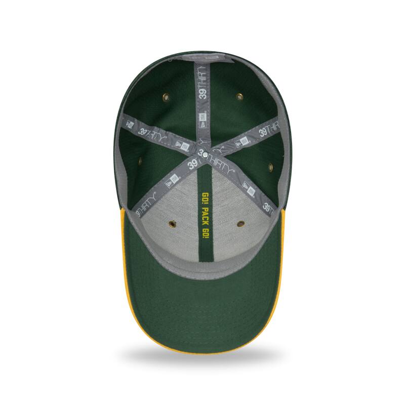 Green Bay Packers Sideline Home 39THIRTY Stretch Fit Hat