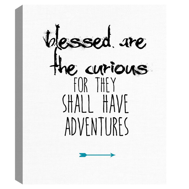 Blessed are the Curious by Jan Weiss Canvas Art Print
