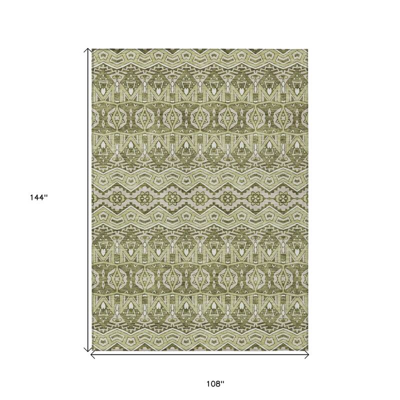 HomeRoots Moroccan Transitional Rectangle Outdoor Rug