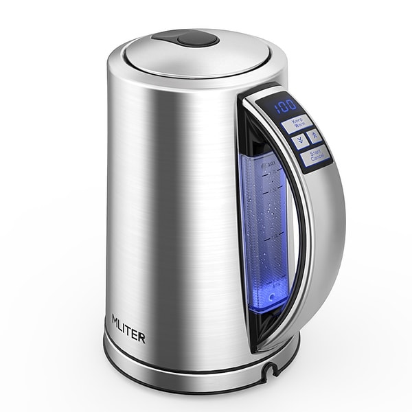 Mliter Electric Kettle With LED light 1500W 1.7Litre Stainless