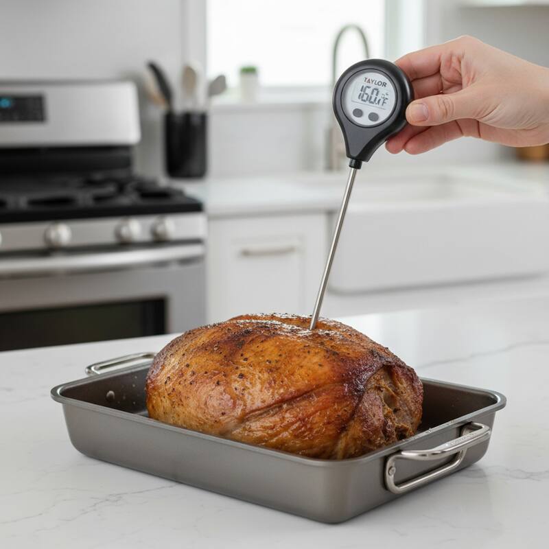 Taylor Digital Instant Read TruTemp Rotating Display Waterproof Thermometer - 7.28"