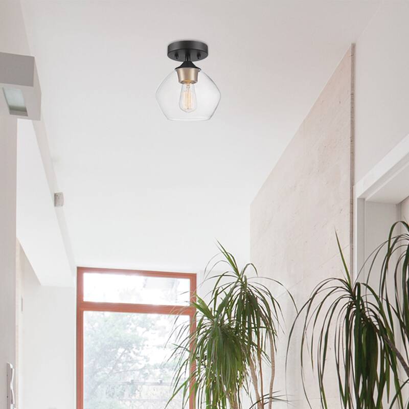 Bellevue GECF72922 Neo Monte 8" Wide Semi-Flush Ceiling Fixture