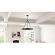 preview thumbnail 7 of 5, Gloucester 6-Light Matte Black Chandelier