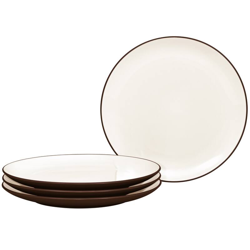 Noritake Colorwave Set Of 4 Mini Plates, 6-1/4" - Chocolate