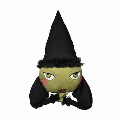 Resting Witch Face Zombinaland Halloween Decorative Soft Figurine Pillow