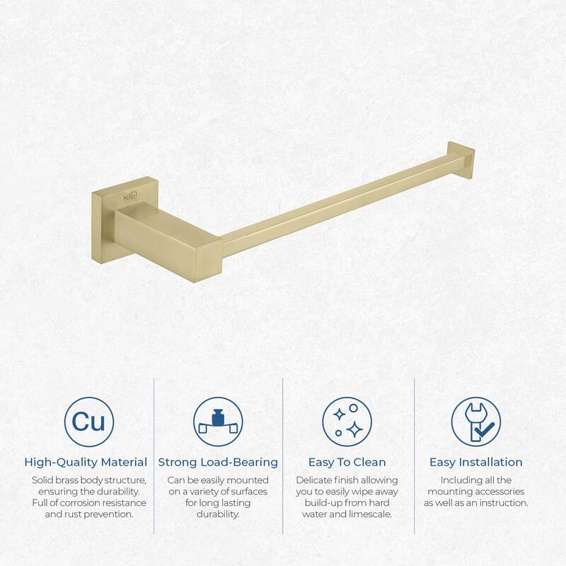 Cube 10 inch Bathroom Towel Bar