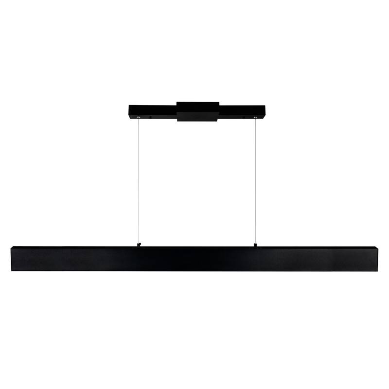 Krista LED Chandelier With Satin Black Finish - Satin Black