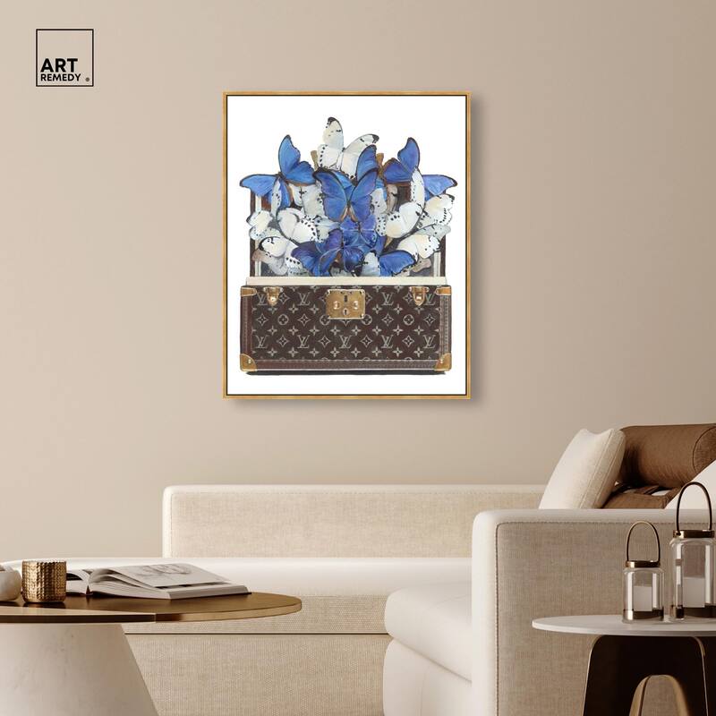 Luxurious Butterflies Canvas by Art Remedy