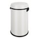 preview thumbnail 17 of 28, 17 Gallon/65 Liter Stainless Steel Trash Can, Round Trash Can White-Swing Lid