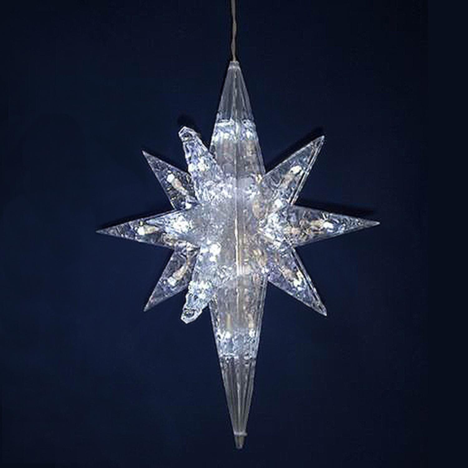 Shop 20 Lighted Led White Bethlehem Star Hanging Christmas