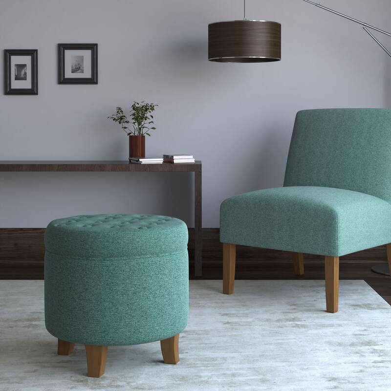 Carson Carrington Melahverfi Boho Tufted Storage Ottoman