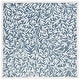 preview thumbnail 41 of 128, SAFAVIEH Handmade Jardin Fulga Wool Rug 3' Square - Blue/Ivory - Square