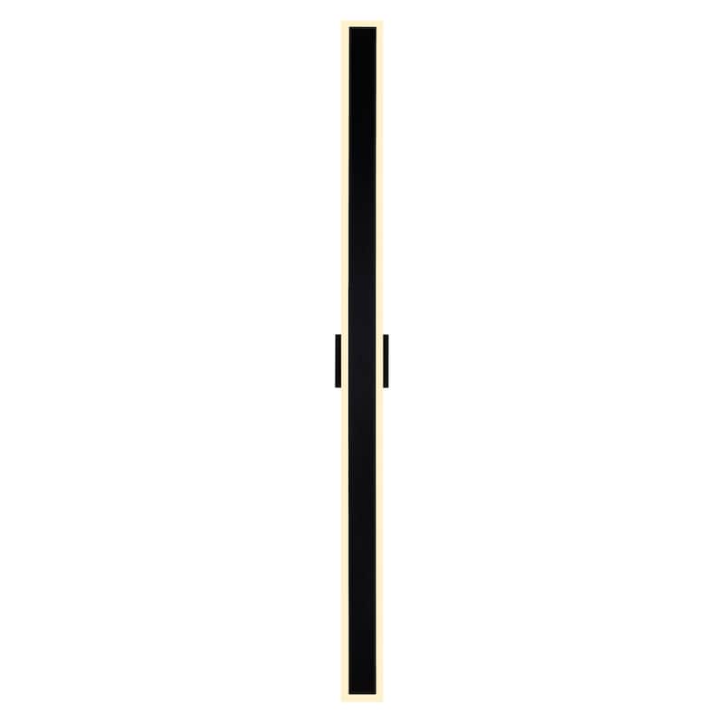 Malibu Integrated LED 80in Black Outdoor Wall Light - Black