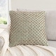 preview thumbnail 66 of 92, Boho Living Jada Braided Cotton/Jute Throw Pillows Sage Green - 18x18