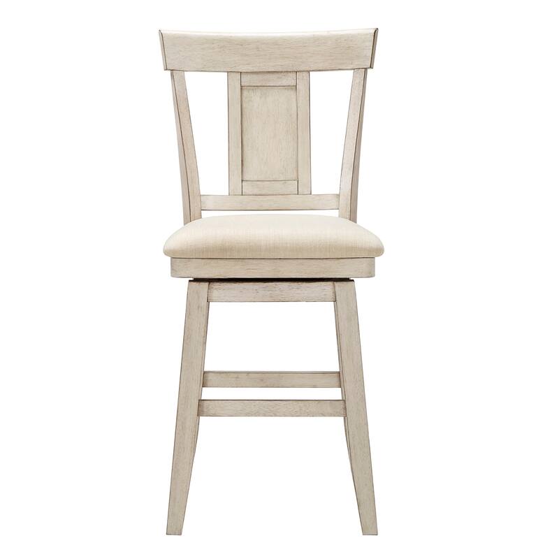Eleanor Panel Back Wood Swivel Chair by iNSPIRE Q Classic