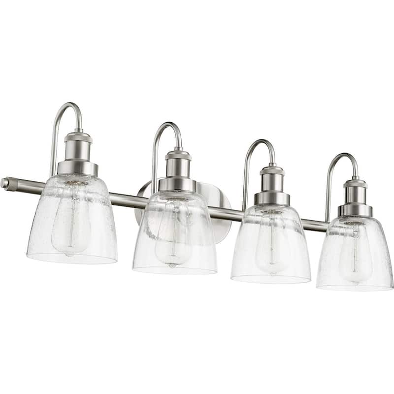 Quorum International 4 Light 30-1/4" Wide Bathroom Vanity Light