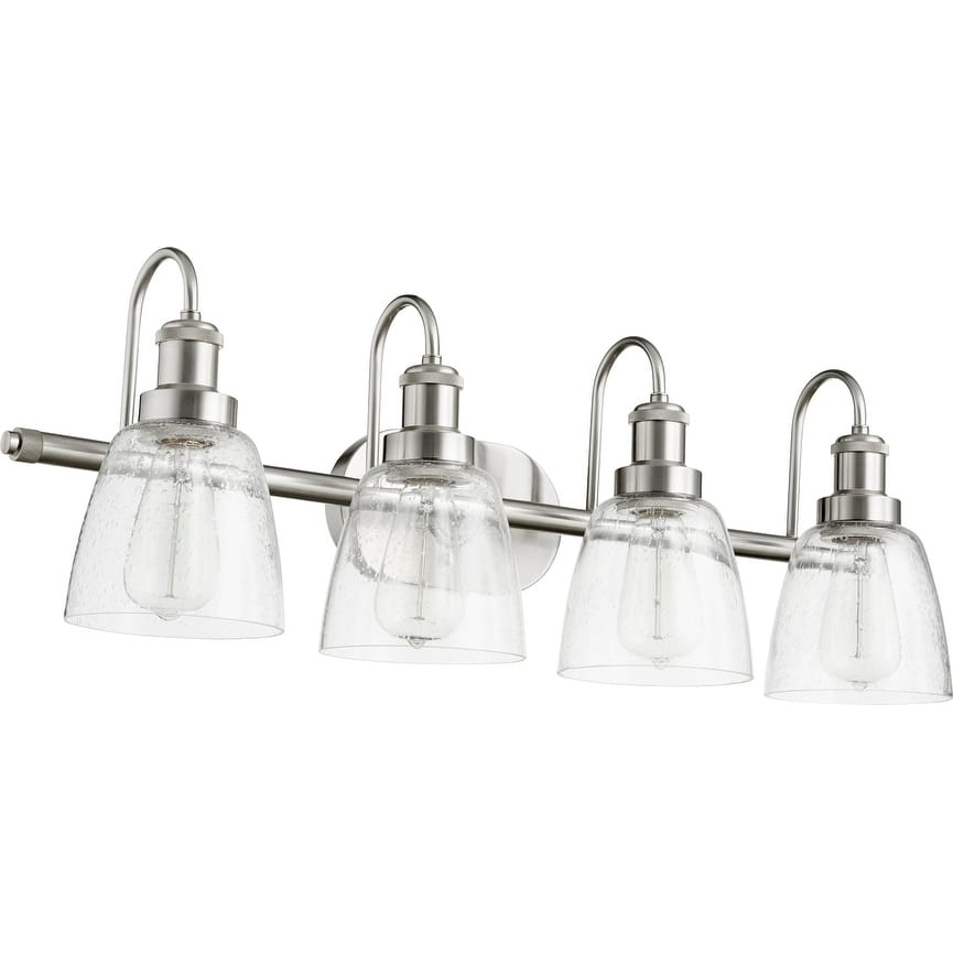 Quorum International 4 Light 30-1/4" Wide Bathroom Vanity Light